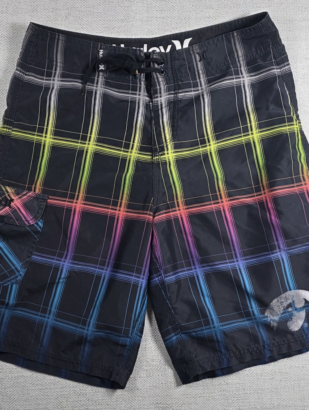 Hurley x NCAA Iowa Hawkeyes Board Shorts Size 32
